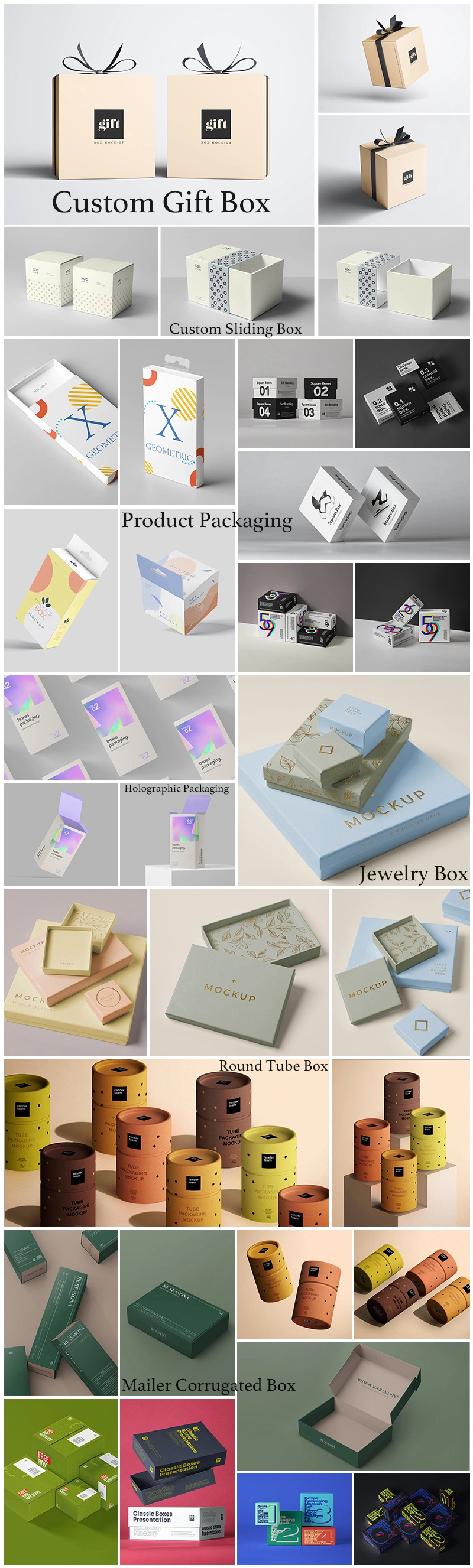 Wholesale Luxury Design Gift Box Custom Paper Packaging Perfume Candle Packaging Box