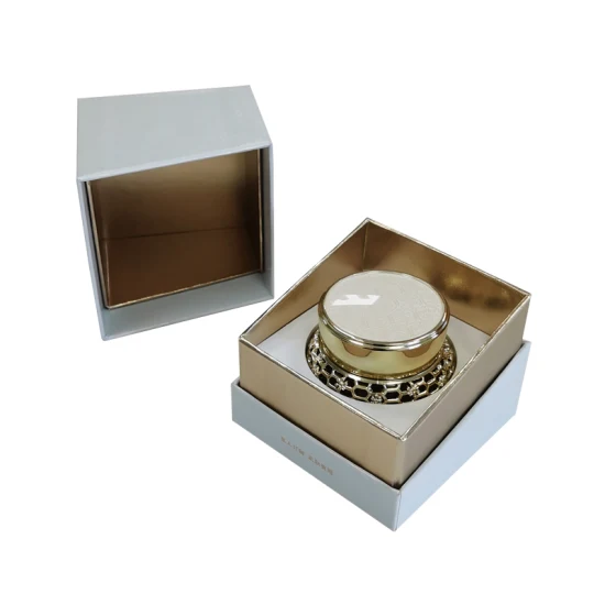 Custom Top and Base Paper Gift Packaging Luxury Cardboard Candle Box for Candle