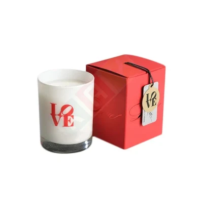 Customize Luxury Scent Candle (Jar) Gift Paper Packaging Square Boxes